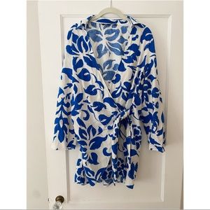 Never worn Zara Wrap Dress